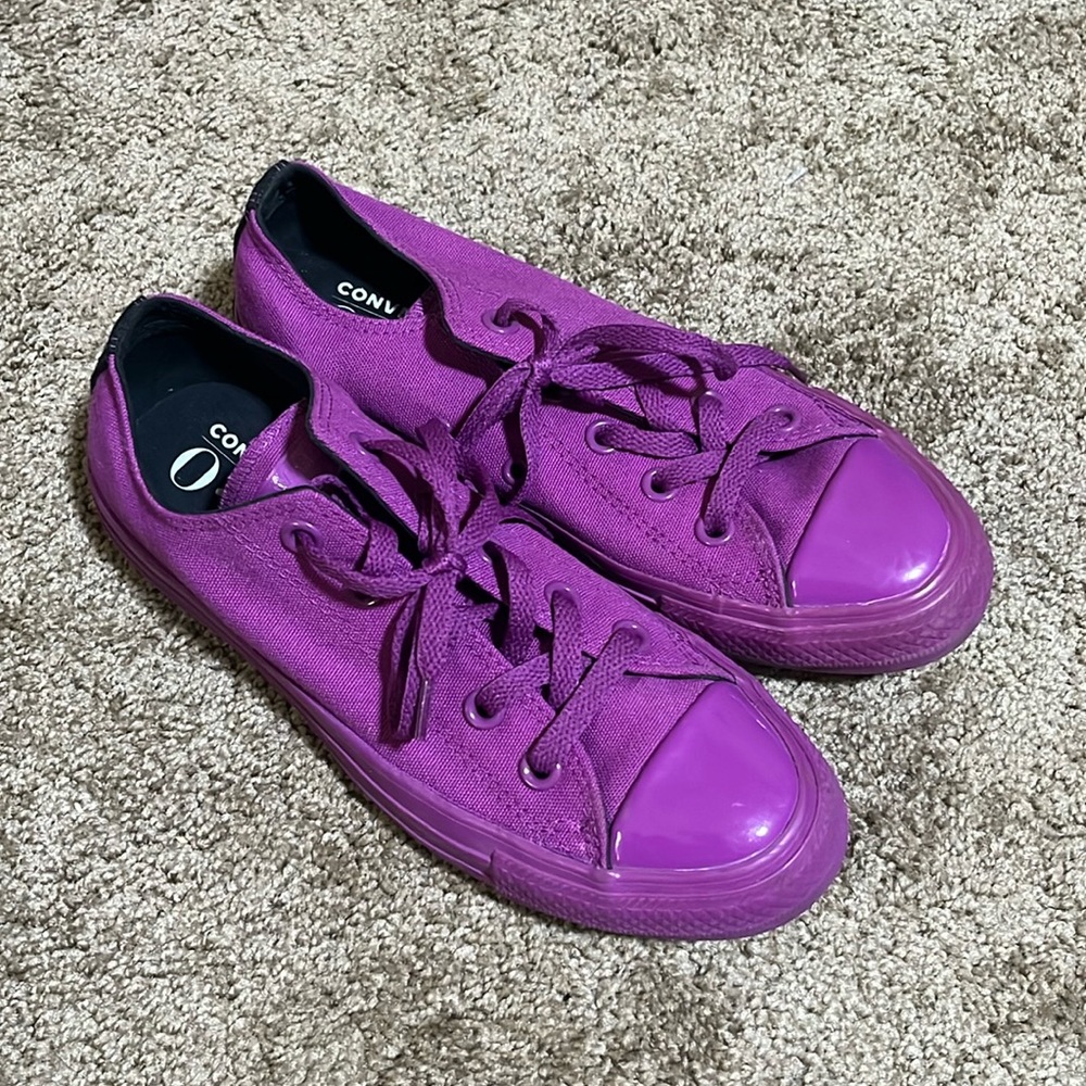EUC Womens Converse X OPI purple women’s size 6